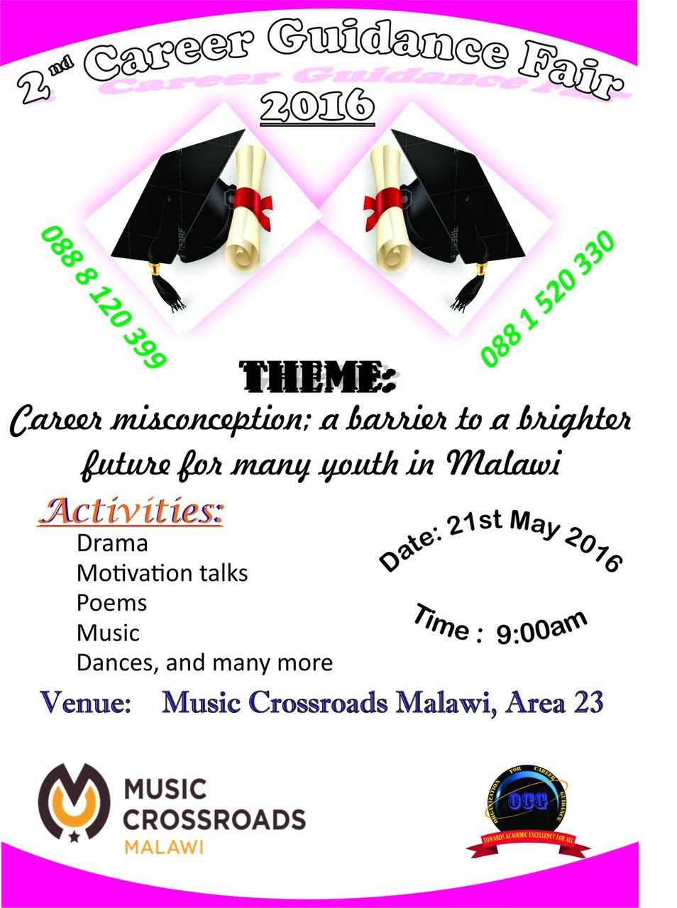 2nd Career Guidance Fair 2016 flyer